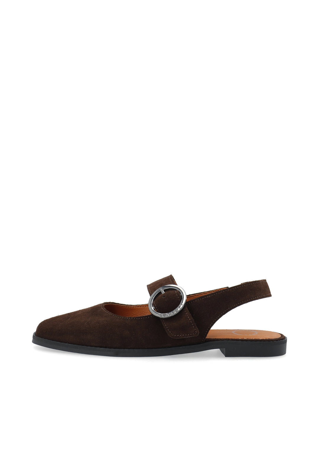CASHOTT CASDIANA Single Strap Suede *Slingback Brown
