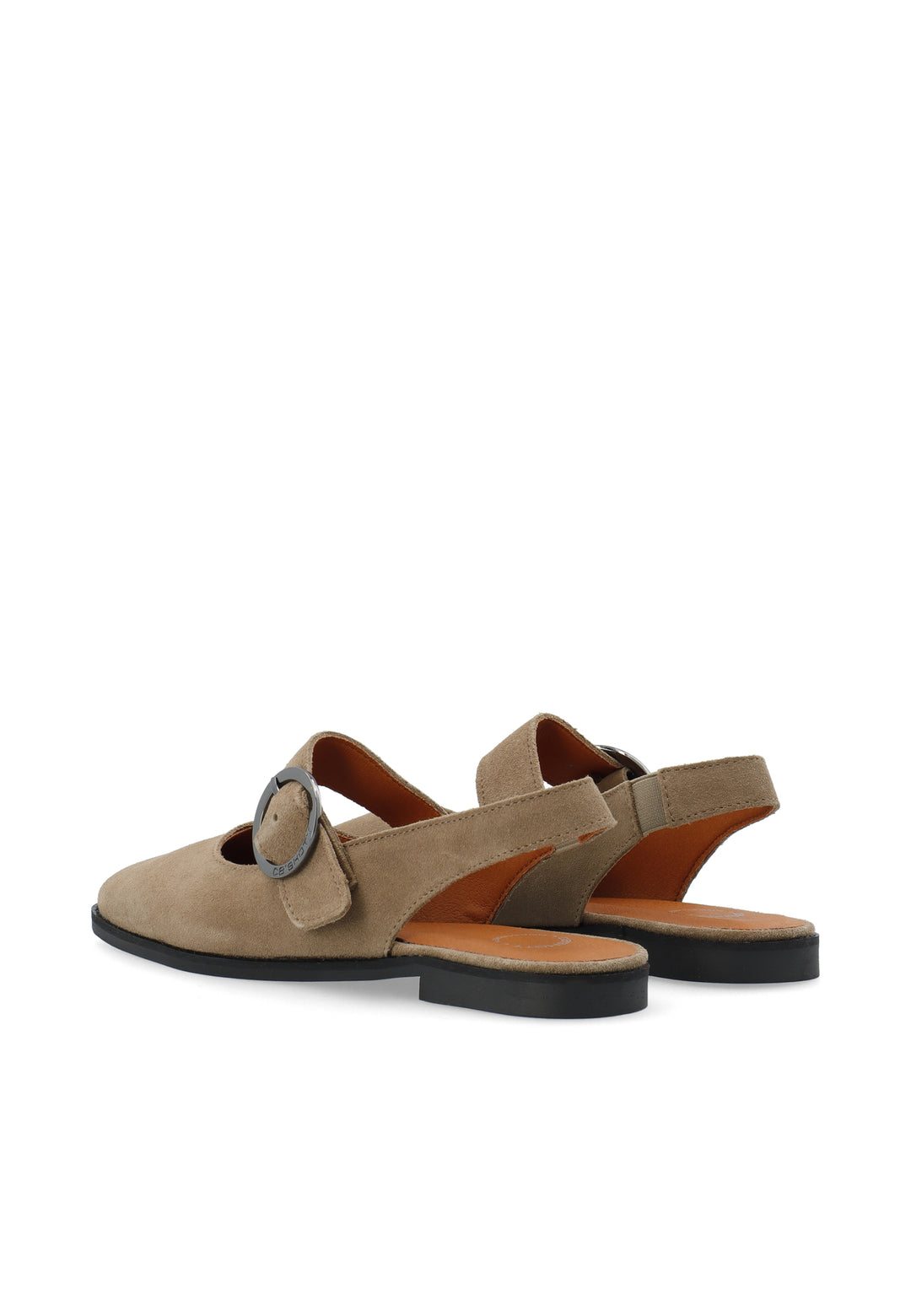 CASHOTT CASDIANA Single Strap Suede *Slingback Sand