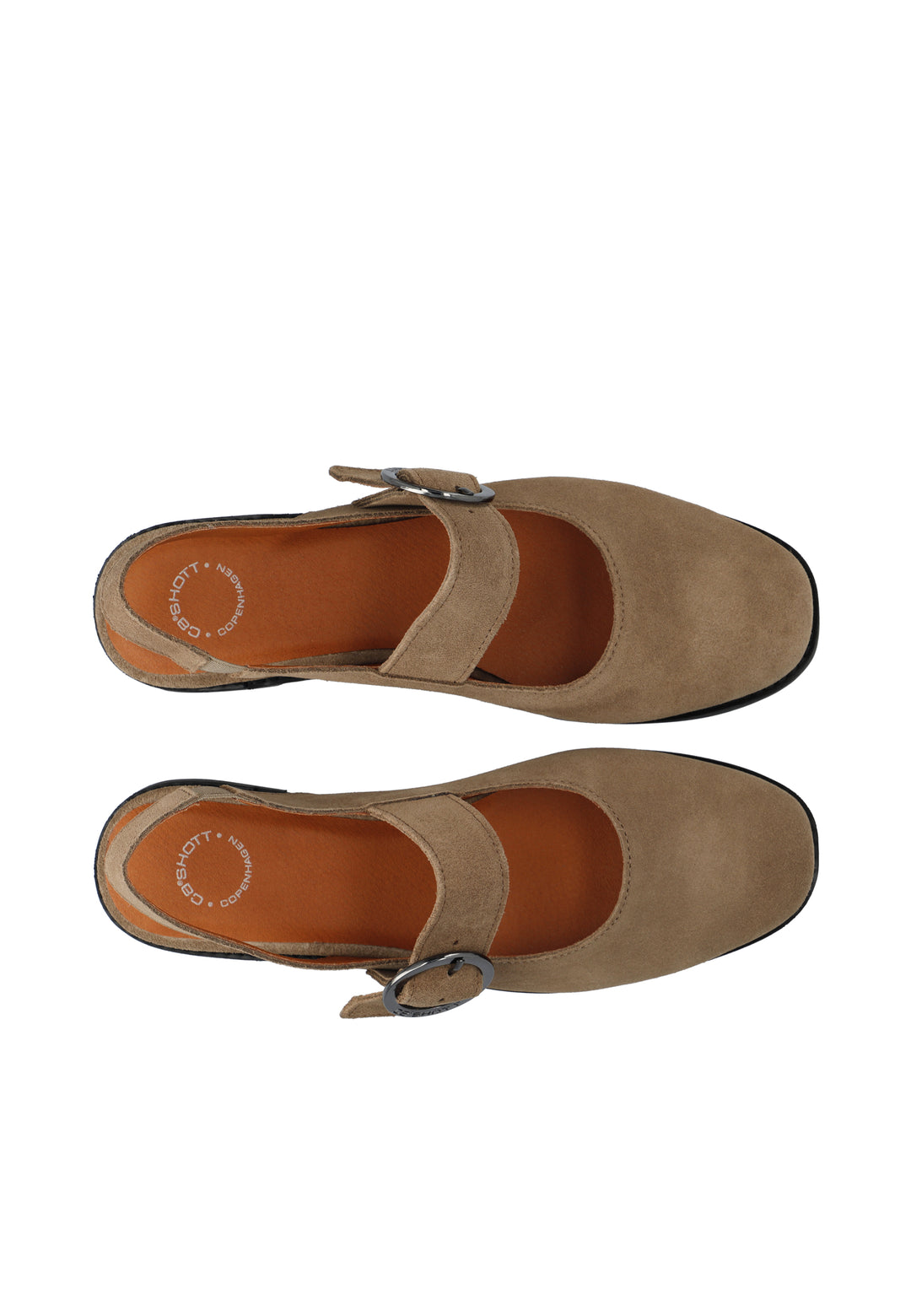 CASHOTT CASDIANA Single Strap Suede *Slingback Sand