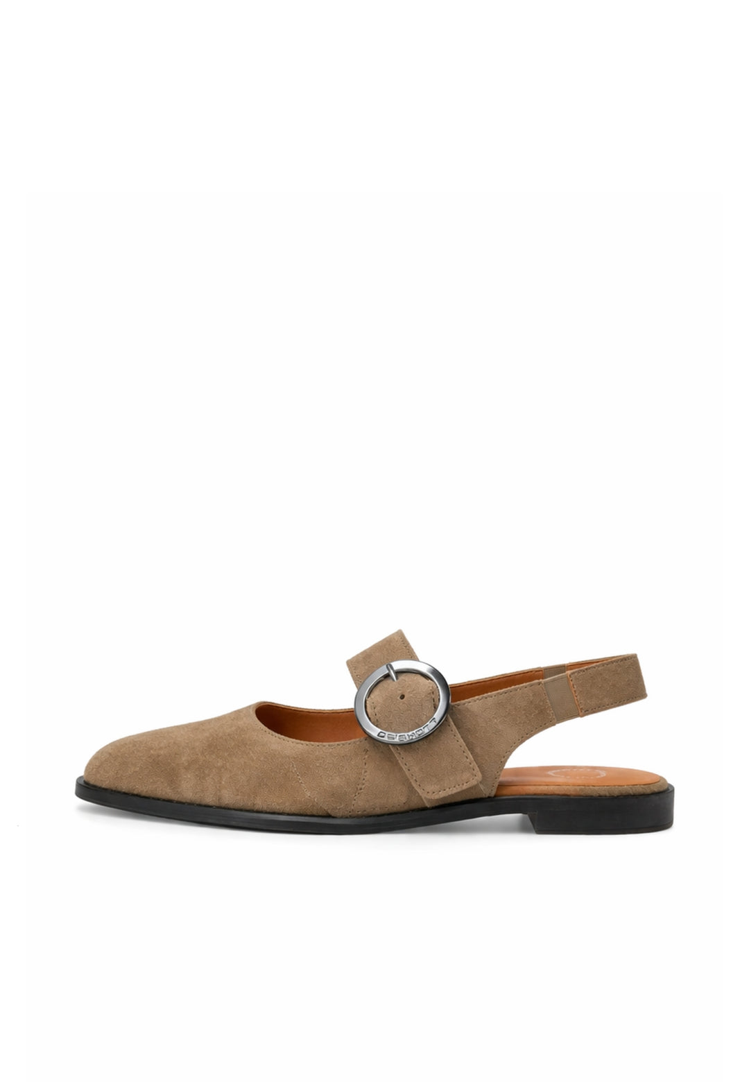 CASHOTT CASDIANA Single Strap Suede *Slingback Sand
