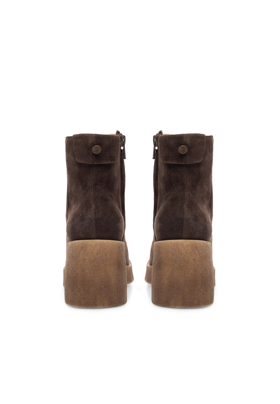 CASHOTT CASEMILY SUEDE Zip Boot Coffee