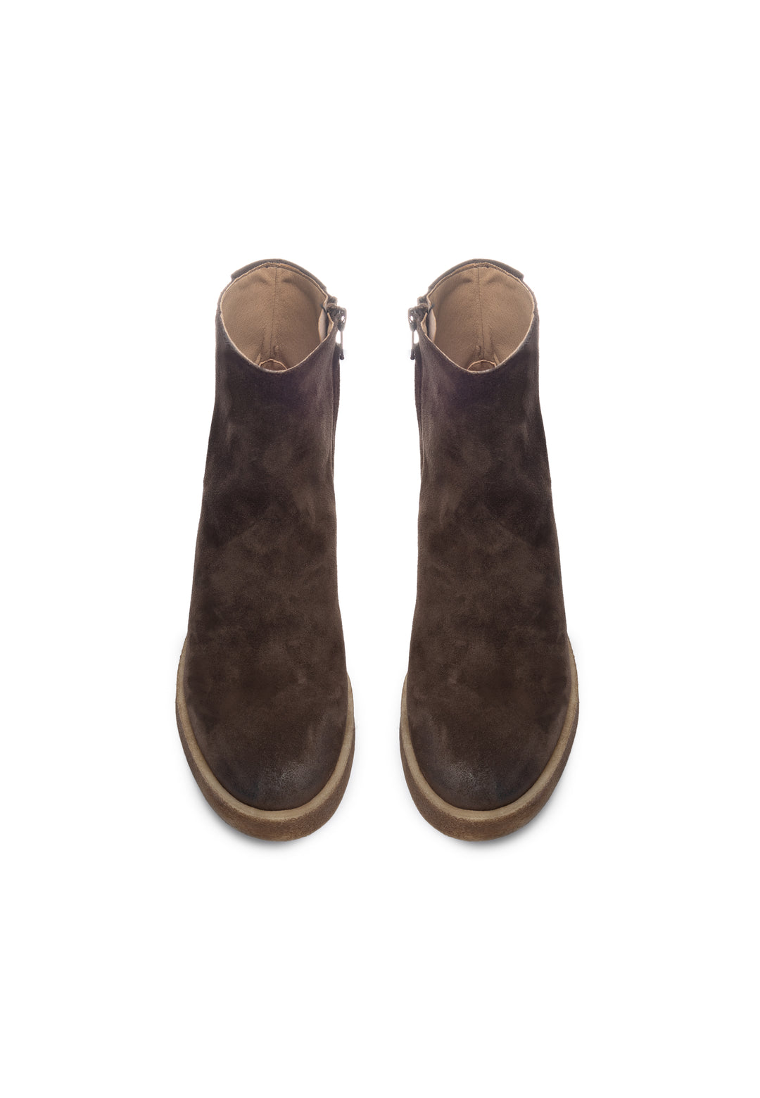 CASHOTT CASEMILY SUEDE Zip Boot Coffee