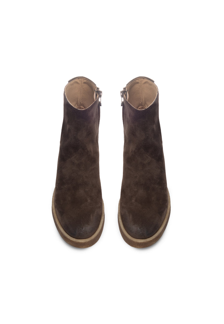 CASHOTT CASEMILY SUEDE Zip Boot Coffee
