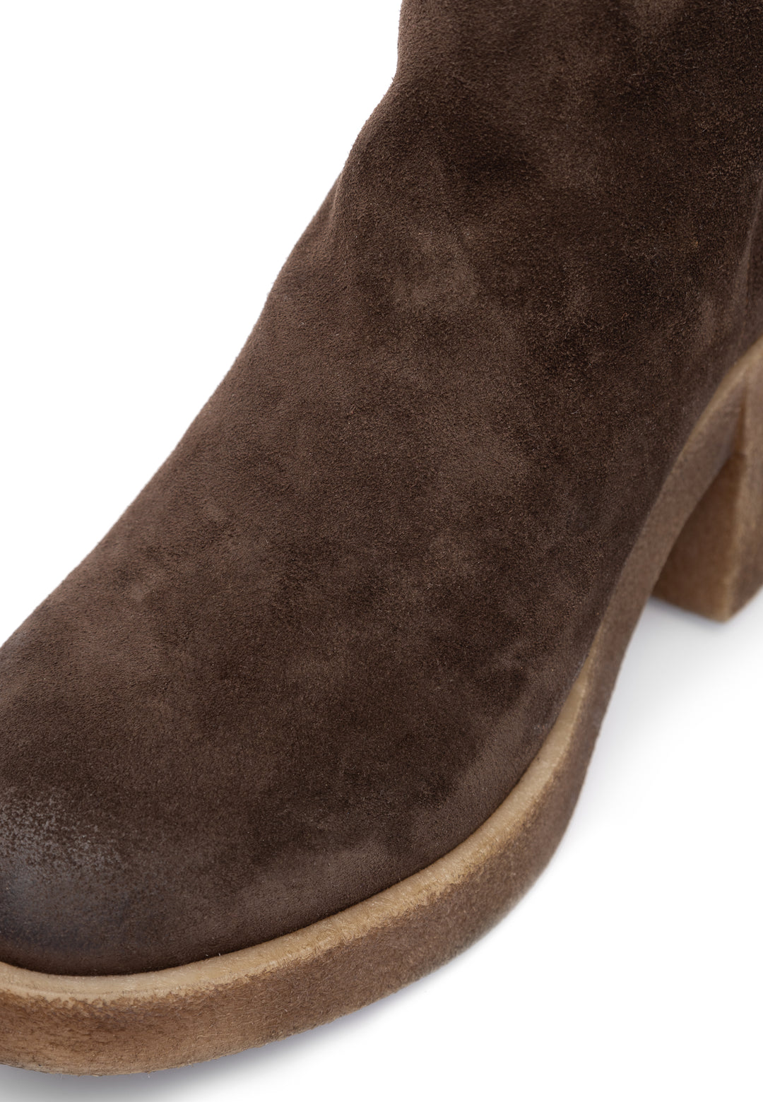 CASHOTT CASEMILY SUEDE Zip Boot Coffee