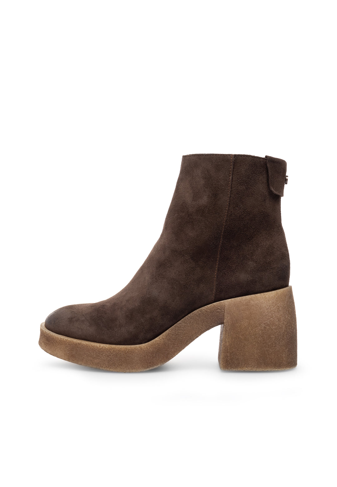CASHOTT CASEMILY SUEDE Zip Boot Coffee