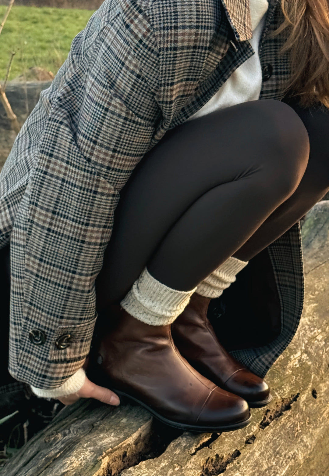 CASHOTT CASEMMA ZIP BOOT Zip Boot Dark Brown