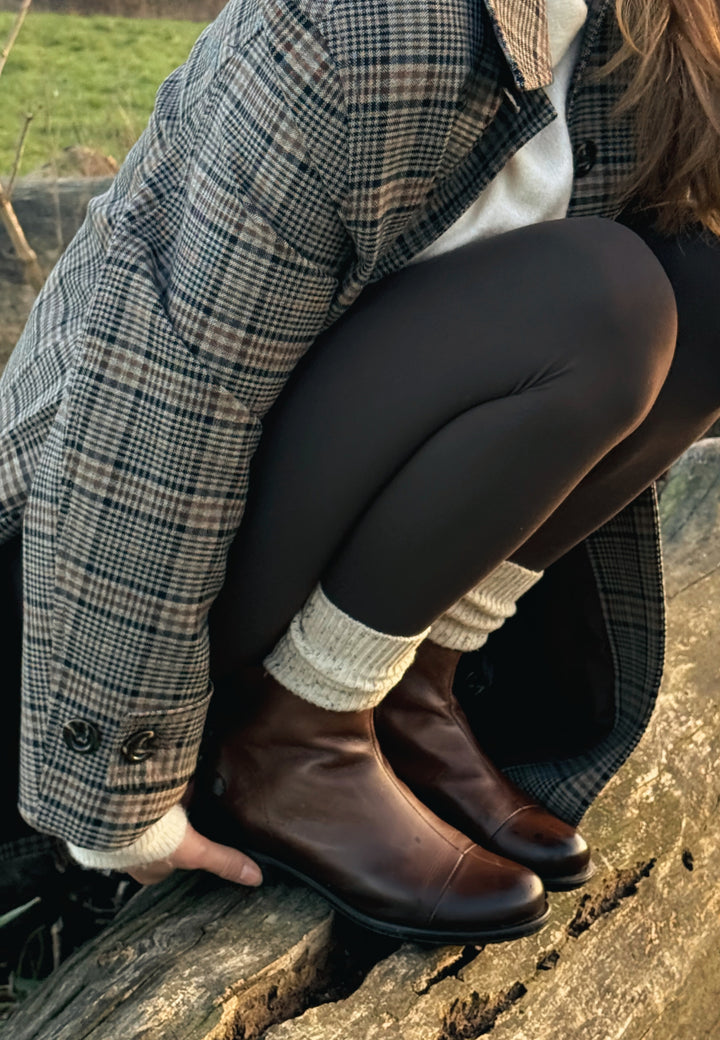 CASHOTT CASEMMA ZIP BOOT Zip Boot Dark Brown