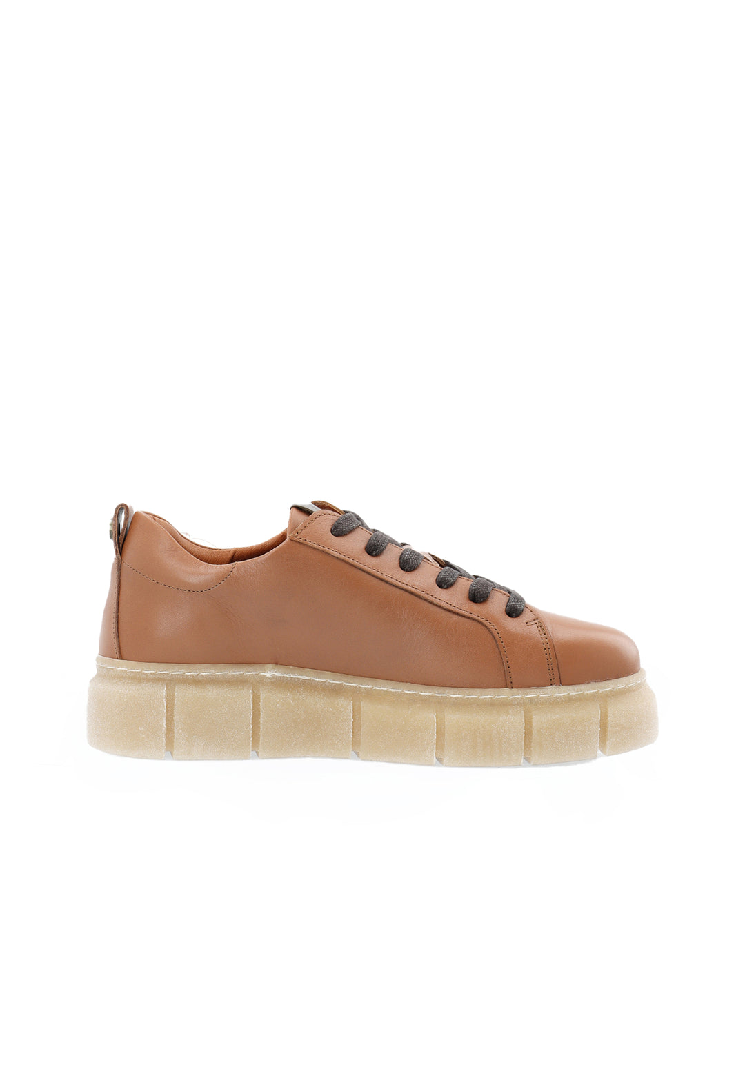 CASHOTT CASFLORA LACE UP SHOE Low Sneakers Cognac