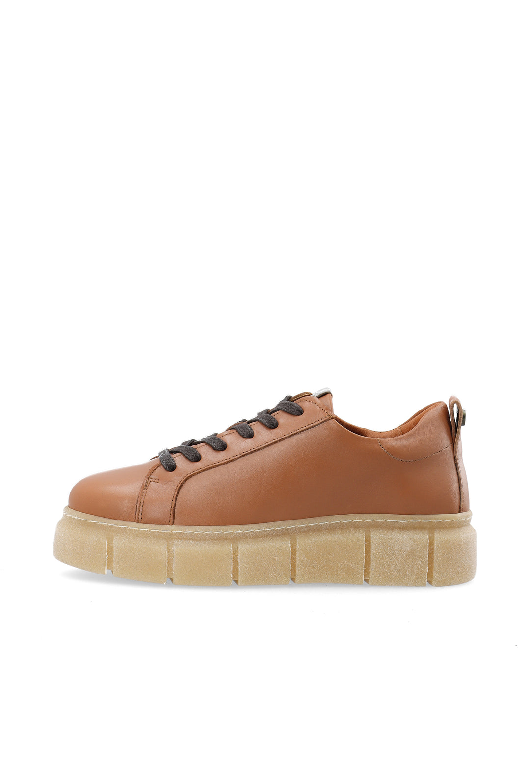 CASHOTT CASFLORA LACE UP SHOE Low Sneakers Cognac
