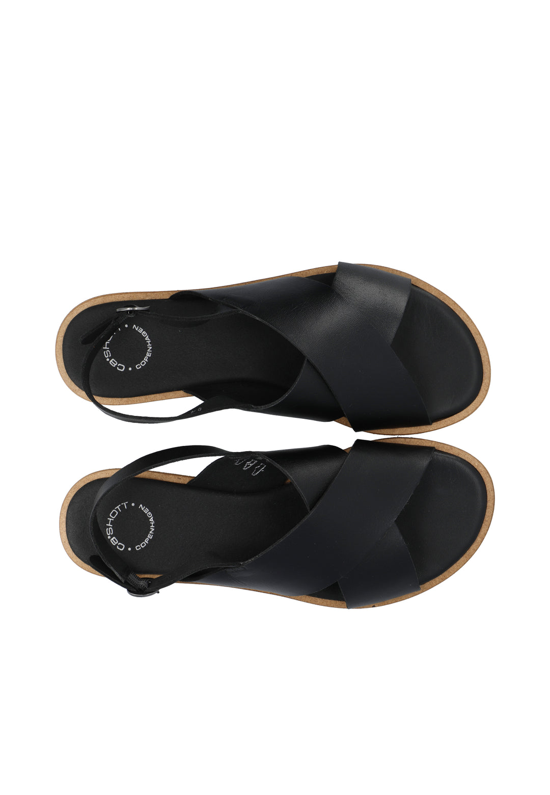 CASHOTT CASGITTA CROSS SANDAL Crossover Black