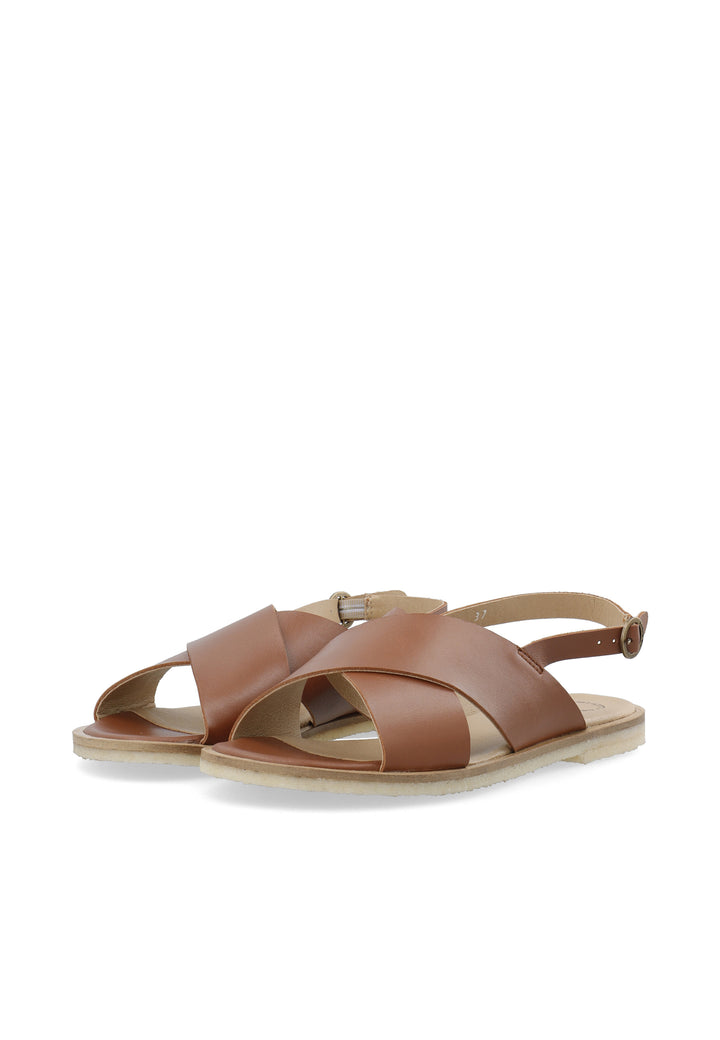 CASHOTT CASGITTA CROSS SANDAL Crossover Cognac