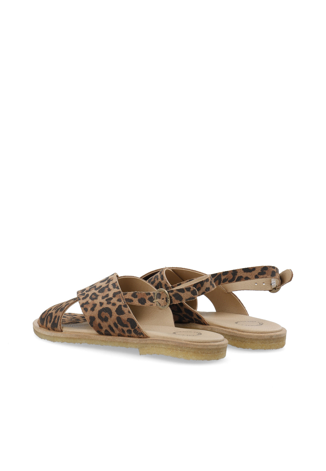 CASHOTT CASGITTA CROSS SANDAL Crossover Leopard Print