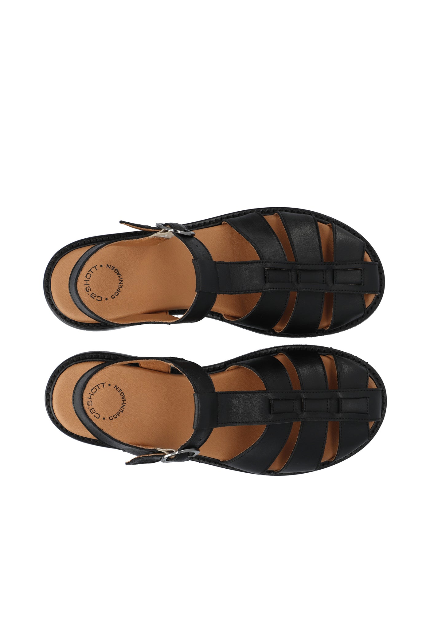 CASHOTT CASGRACE SANDAL Fisherman Black