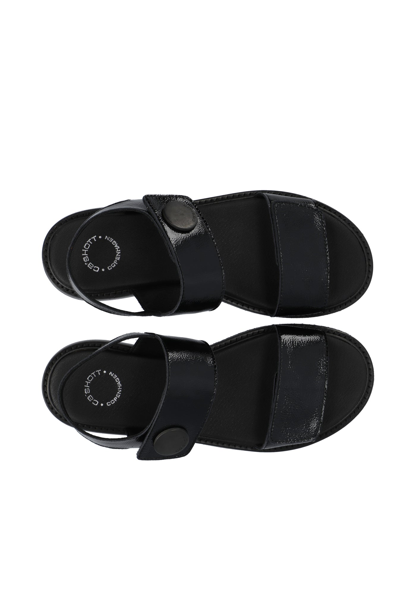 CASHOTT CASGRACE SANDAL Velcro Black