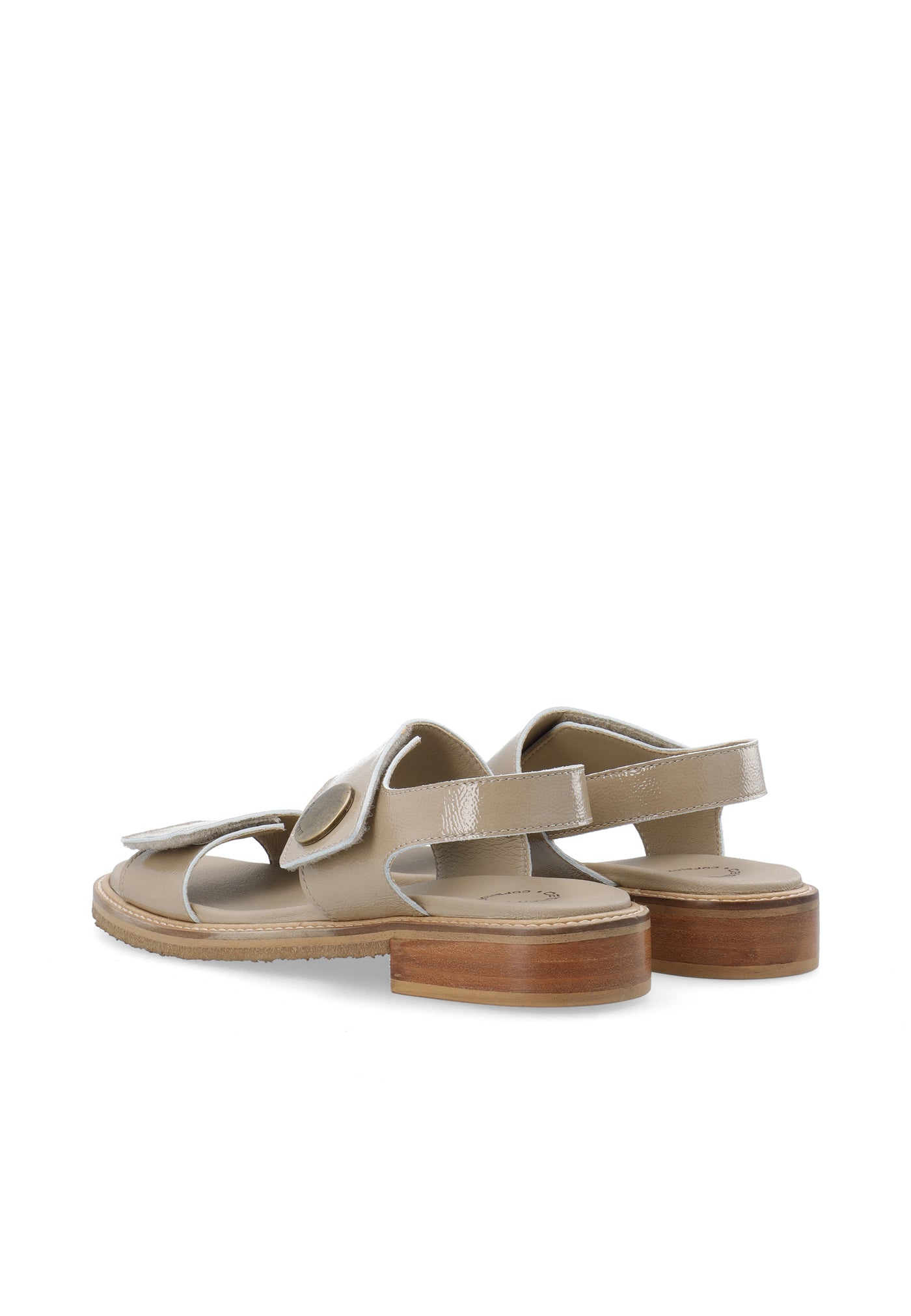 CASHOTT CASGRACE SANDAL Velcro Taupe