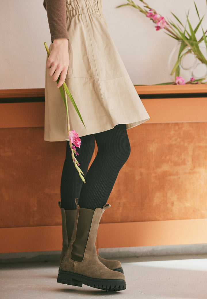 CASHOTT CASHANNAH MID CALF BOOT Chelsea Olive