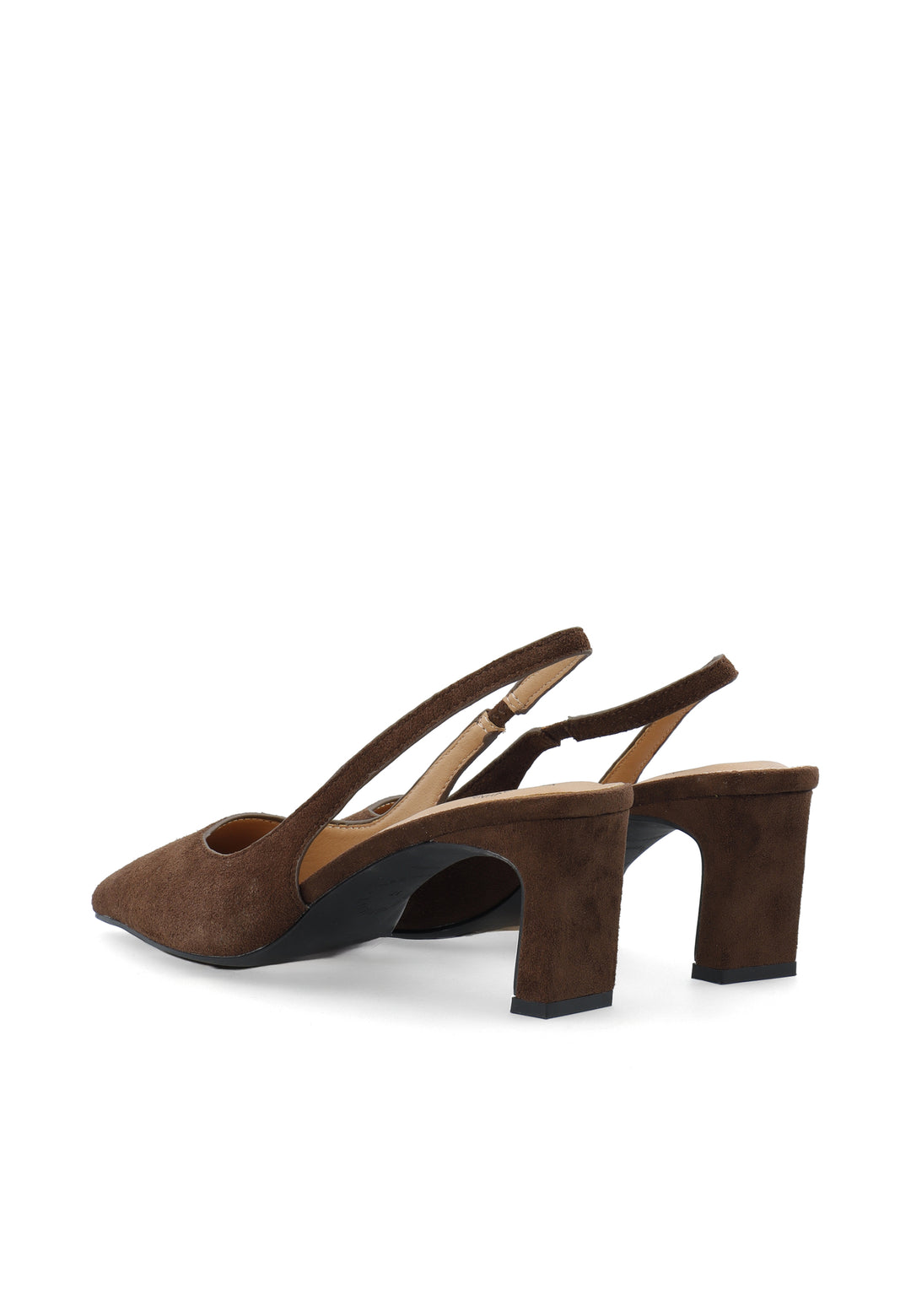 CASHOTT CASHELENA SLINGBACK - Suede *Slingback Dark Brown