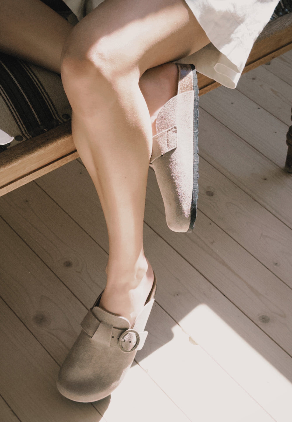CASHOTT CASHELLE MULE Mule Taupe