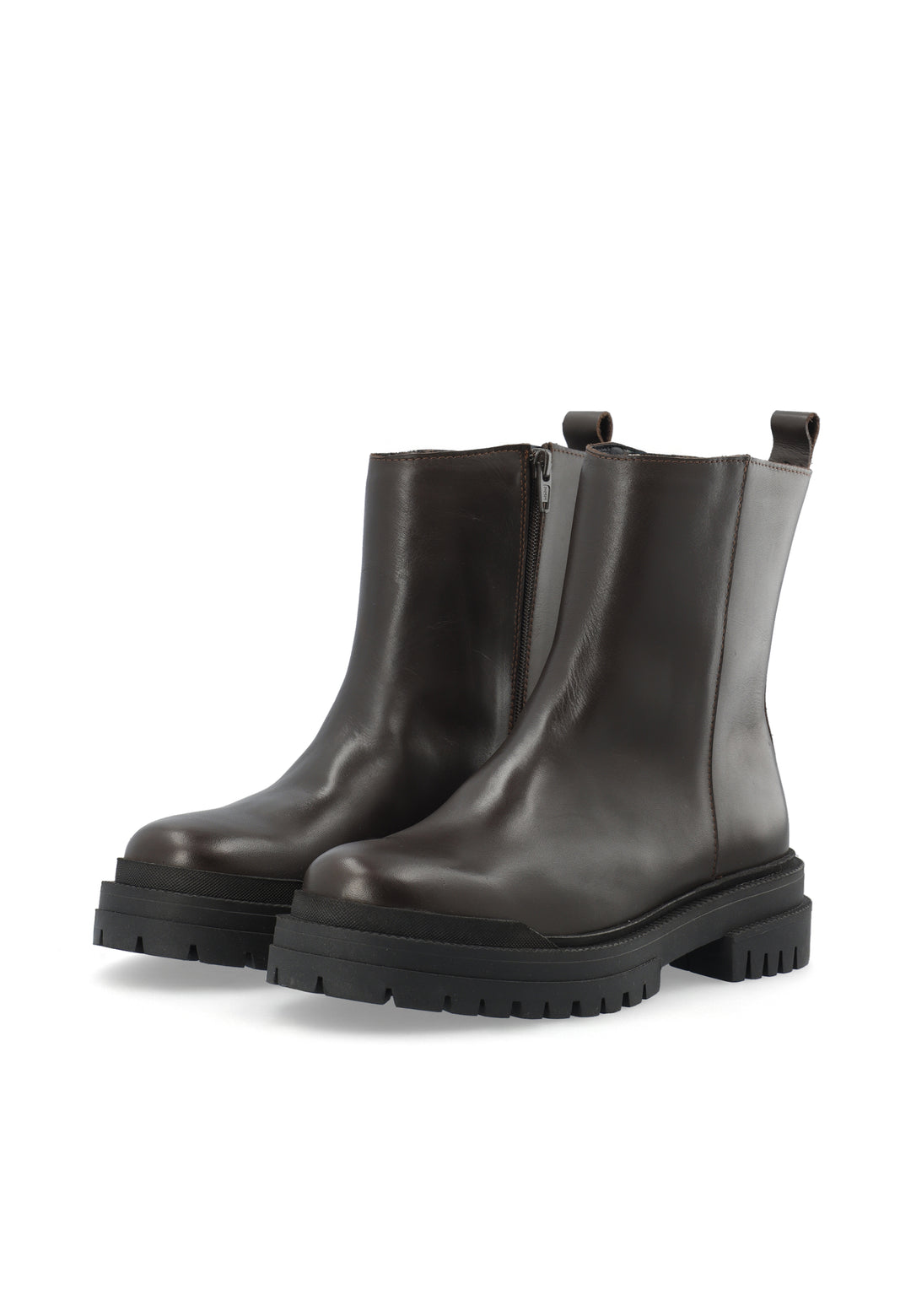 CASHOTT CASJOLINE ZIP BOOT *Zip Boot Dark Brown