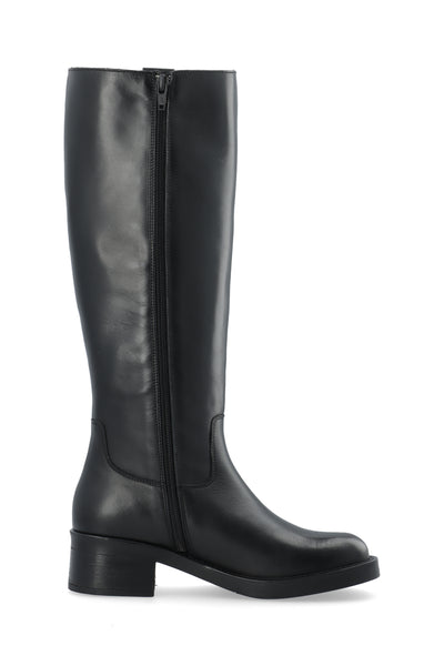 CASHOTT CASJOSEFINE Tall Boot Leather Knee-high Black