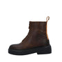 CASKAMMA Front Zipper Boot Leather Vegetable Tanned