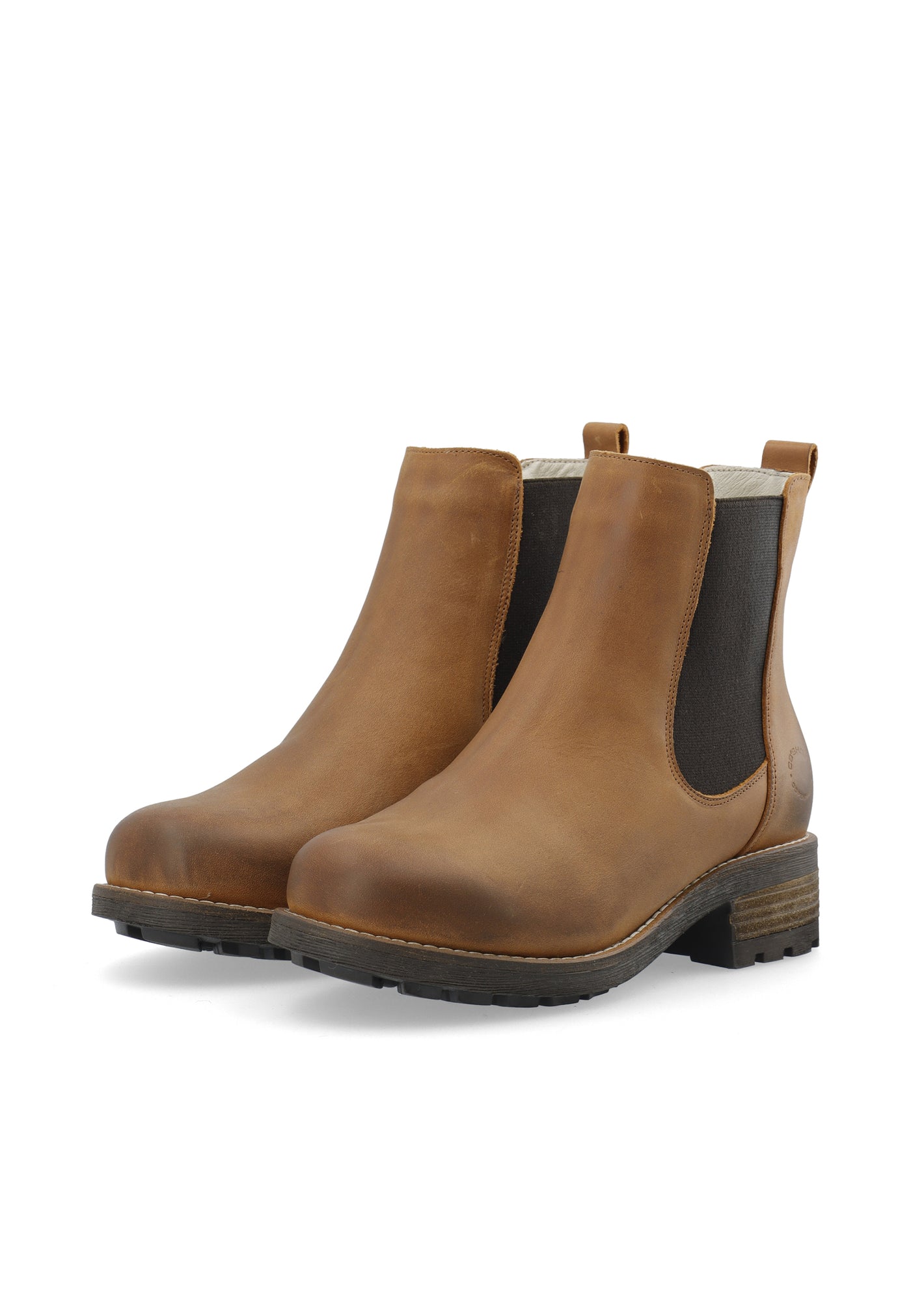 CASHOTT CASKARLA Chelsea Boot WR Warm Lining Oil Nubuck Chelsea Bison