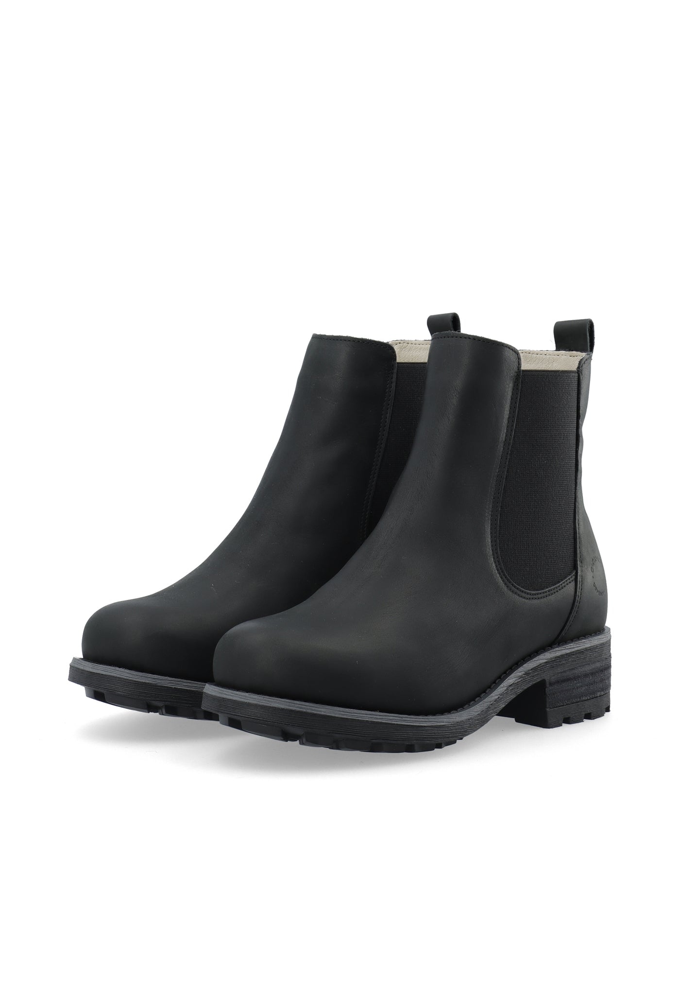 CASHOTT CASKARLA Chelsea Boot WR Warm Lining Oil Nubuck Chelsea Black