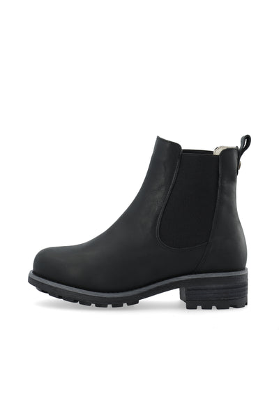 CASHOTT CASKARLA Chelsea Boot WR Warm Lining Oil Nubuck Chelsea Black