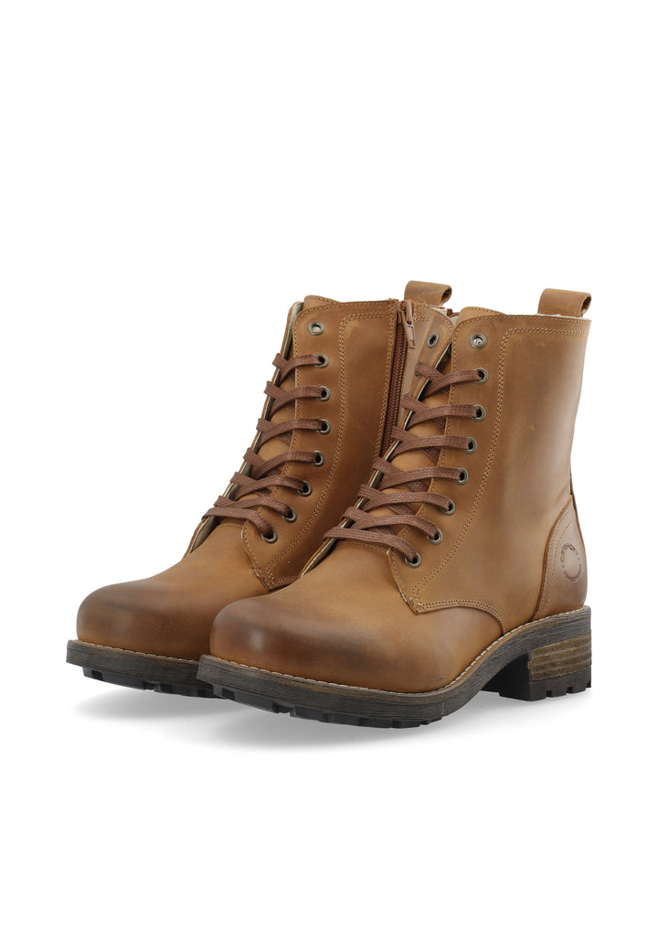 CASHOTT CASKARLA LACE UP BOOT Lace Up Bison