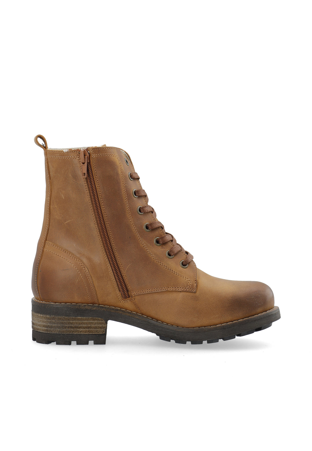 CASHOTT CASKARLA LACE UP BOOT Lace Up Bison