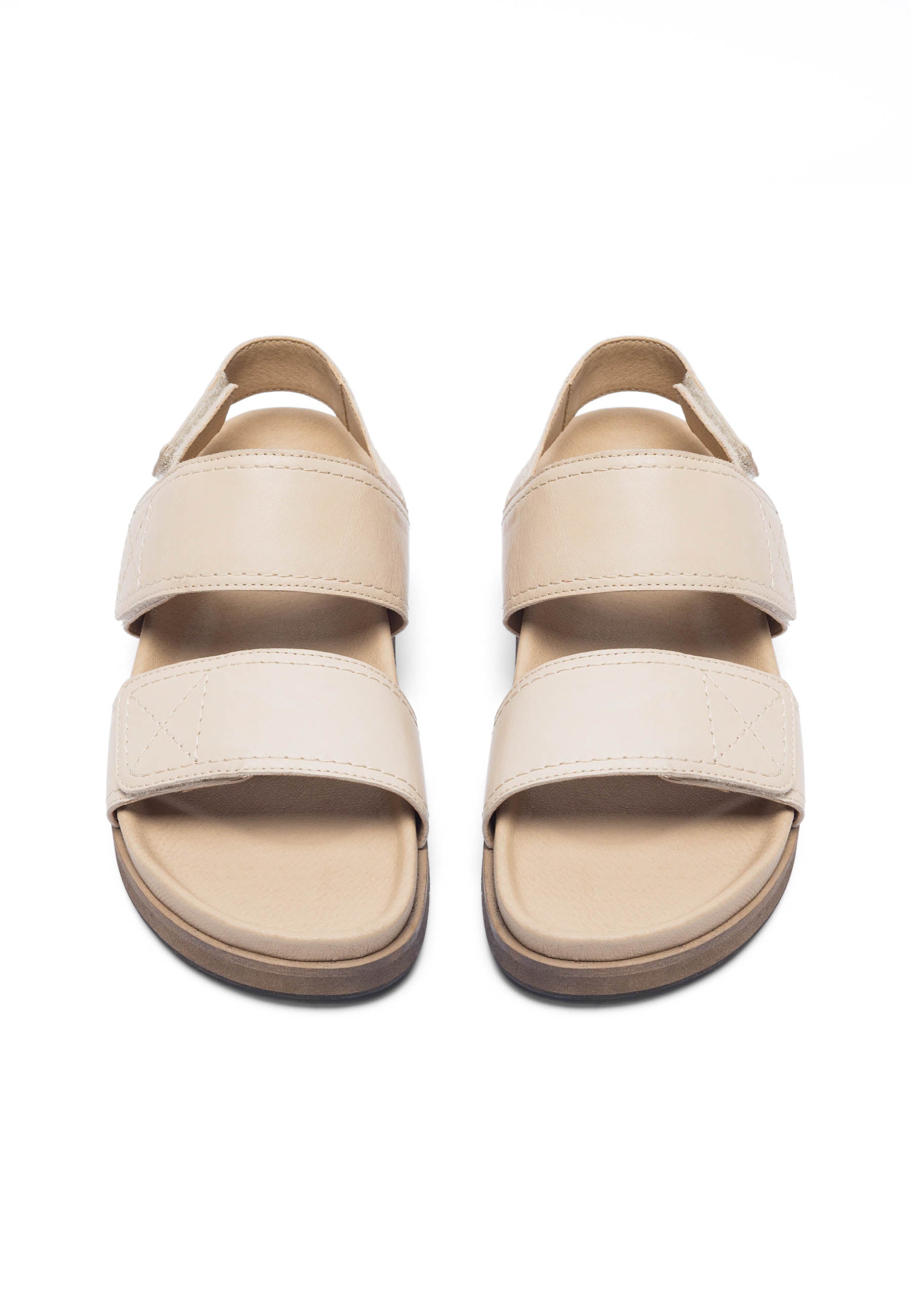 Tan velcro online sandals