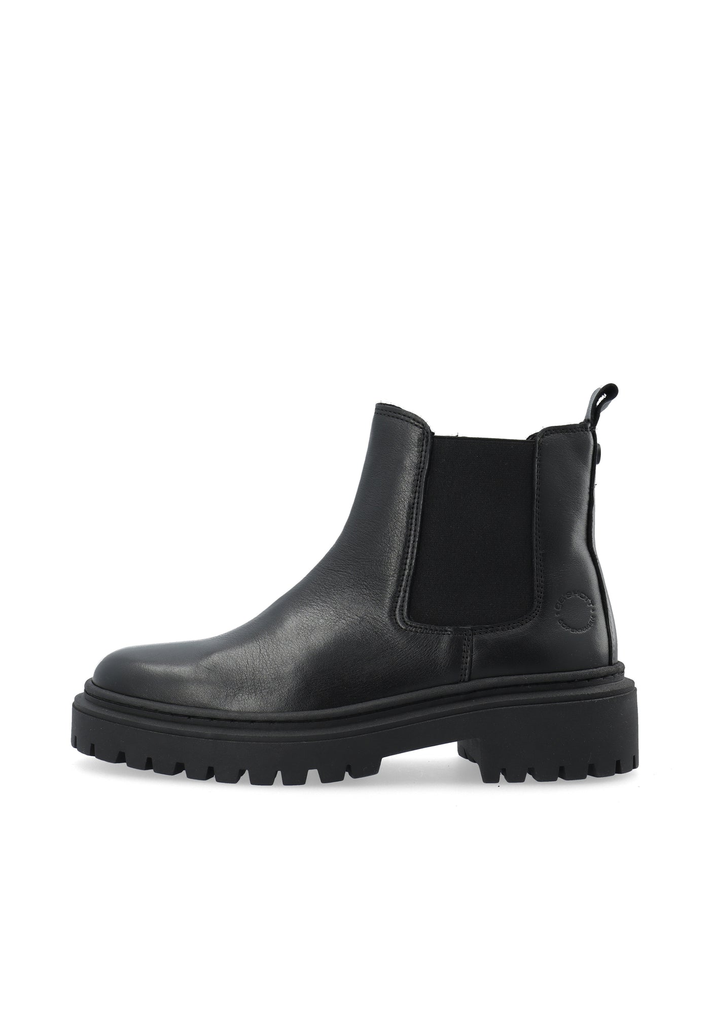 CASHOTT CASLEA Chelsea Boot W. Inside Zip Leather Chelsea Black