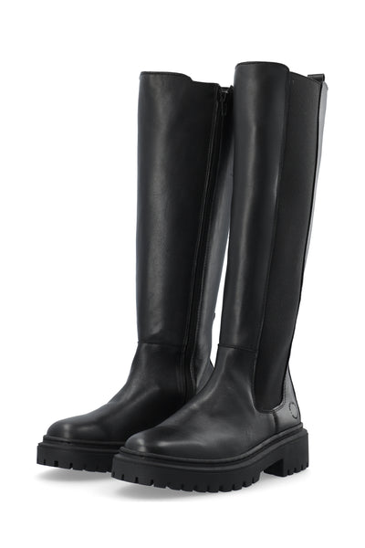 CASHOTT CASLEA Tall Boot Leather Knee-high Black