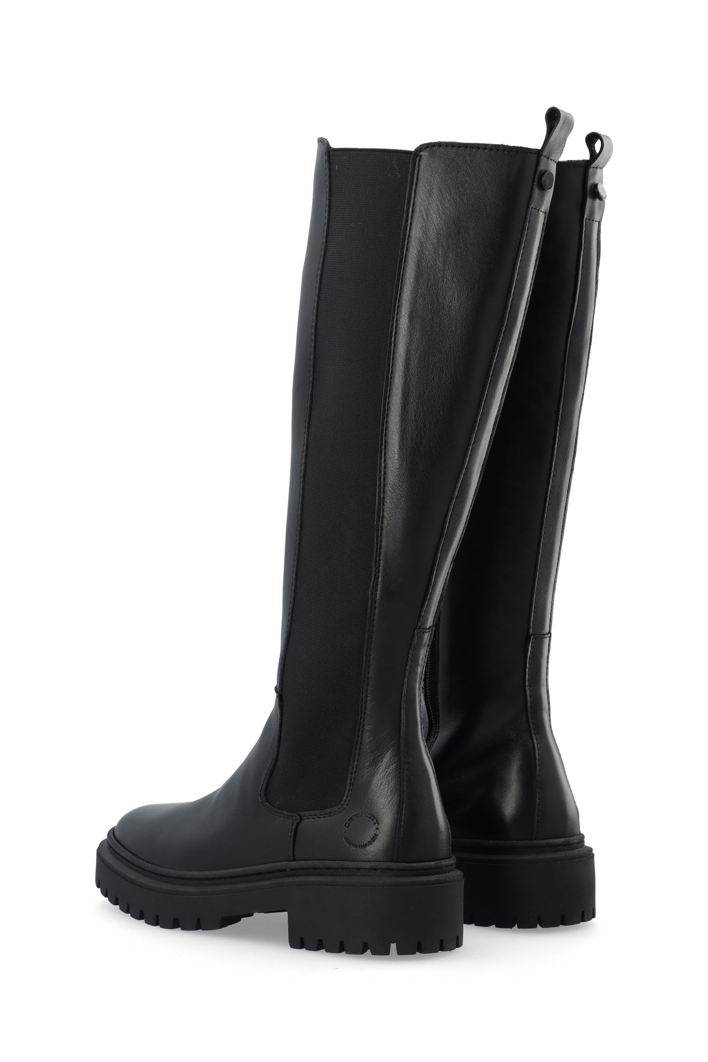 CASHOTT CASLEA Tall Boot Leather Knee-high Black