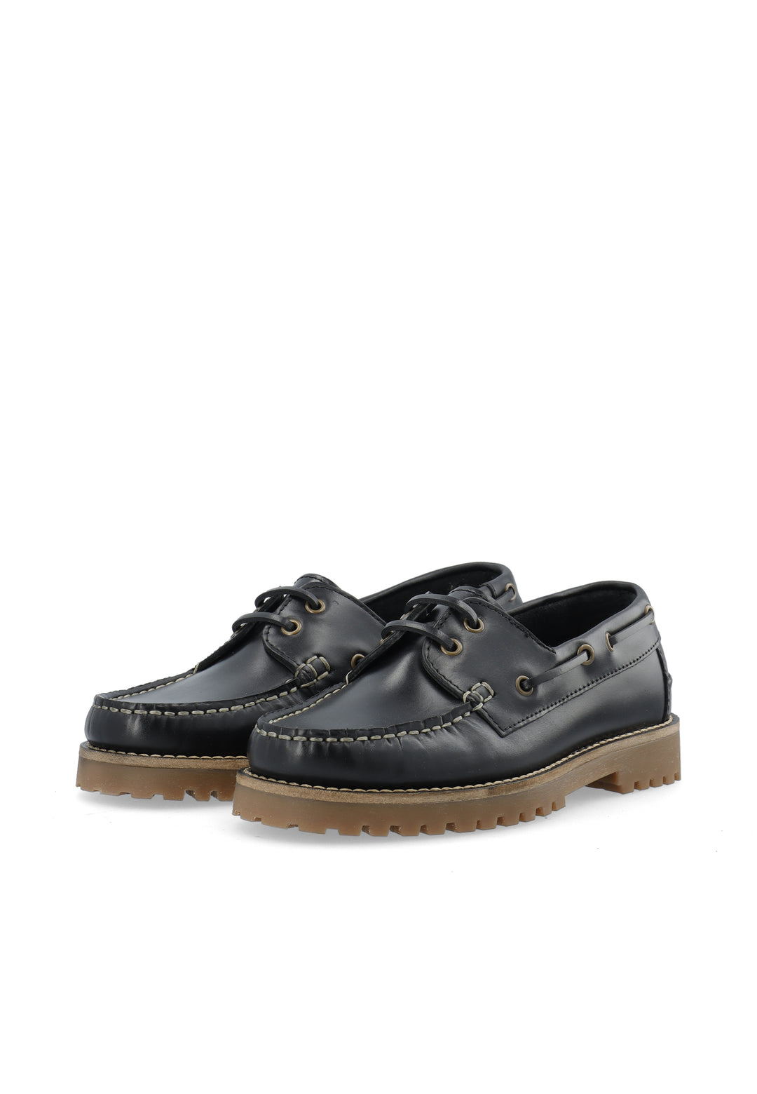 CASHOTT CASLENA BOAT SHOE Boat Black
