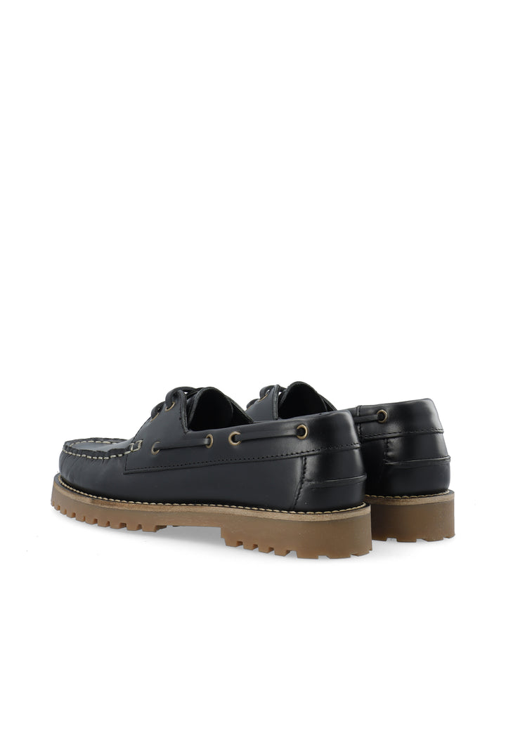 CASHOTT CASLENA BOAT SHOE Boat Black