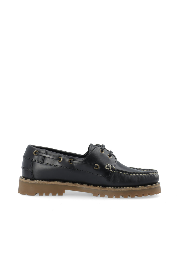 CASHOTT CASLENA BOAT SHOE Boat Black