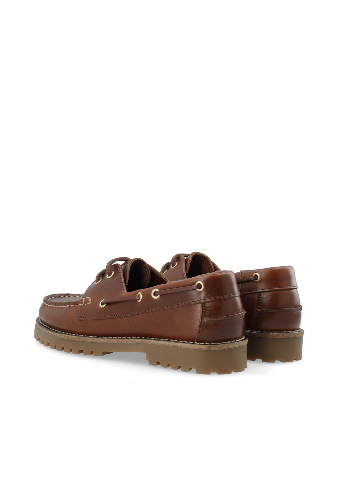 CASHOTT CASLENA BOAT SHOE Boat Dark Brown