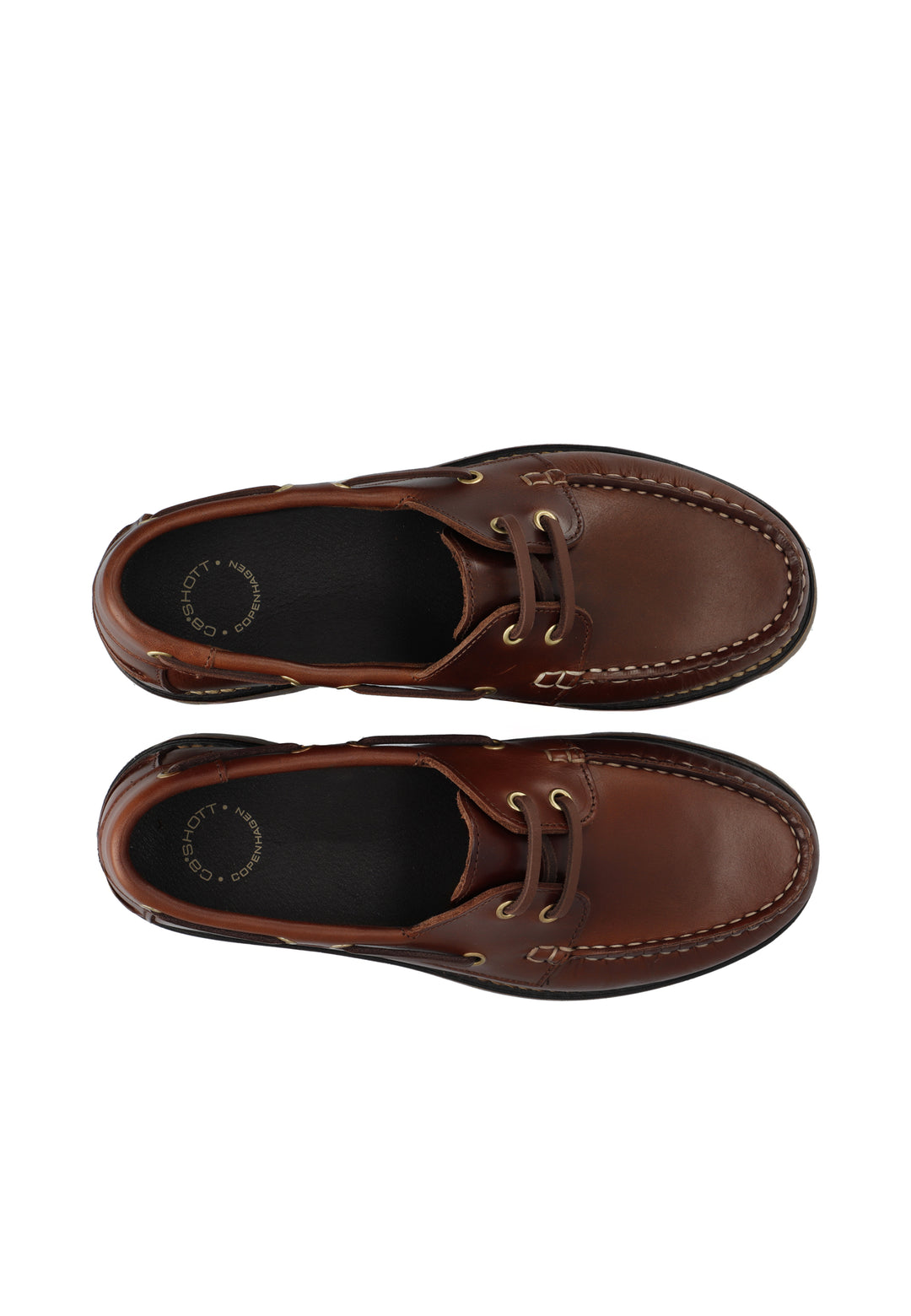 CASHOTT CASLENA BOAT SHOE Boat Dark Brown