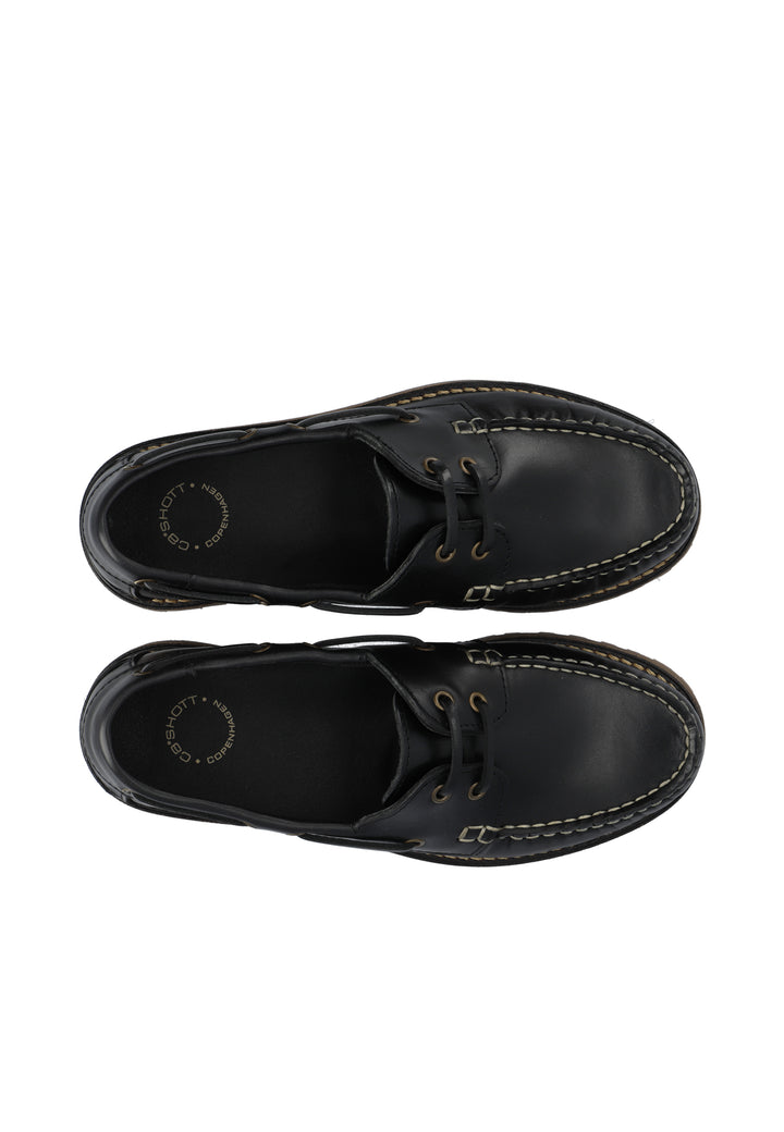CASHOTT CASLENA BOAT SHOE *Boat Black
