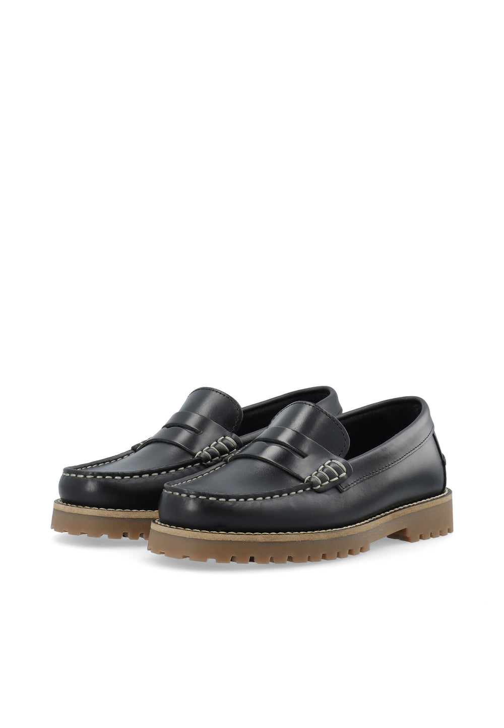 CASHOTT CASLENA Loafer Pull Up Leather *Loafers Black