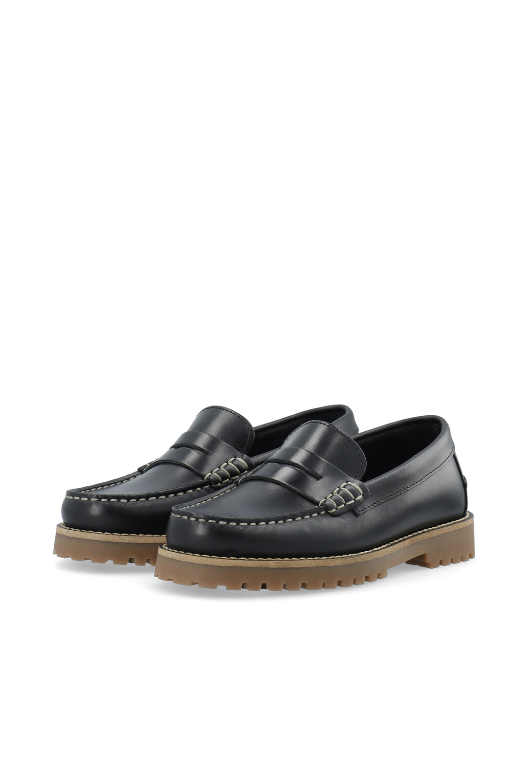 CASHOTT CASLENA Loafer Pull Up Leather *Loafers Black