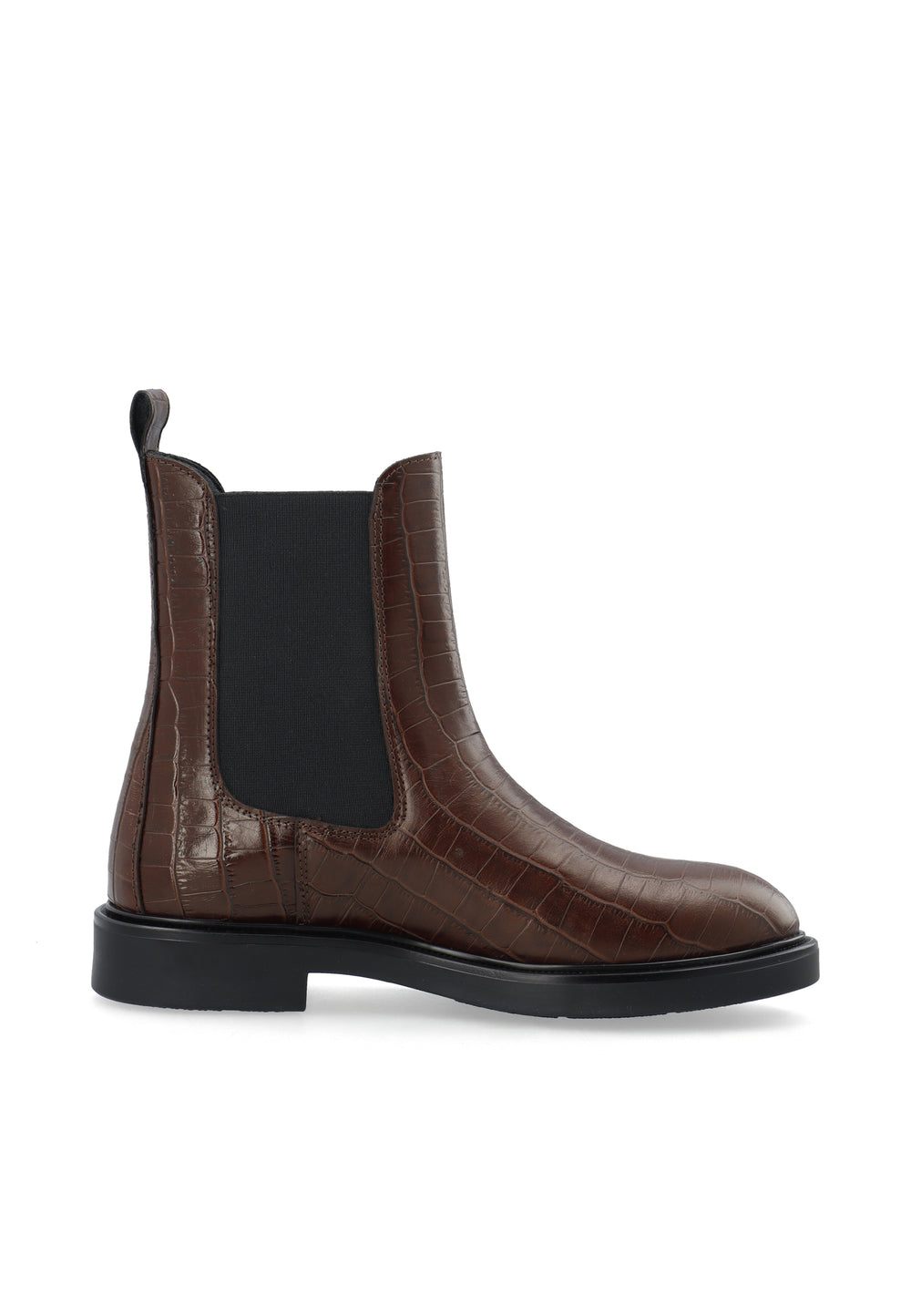 CASHOTT CASLOLA CHELSEA BOOT *Chelsea Dark Brown Croco