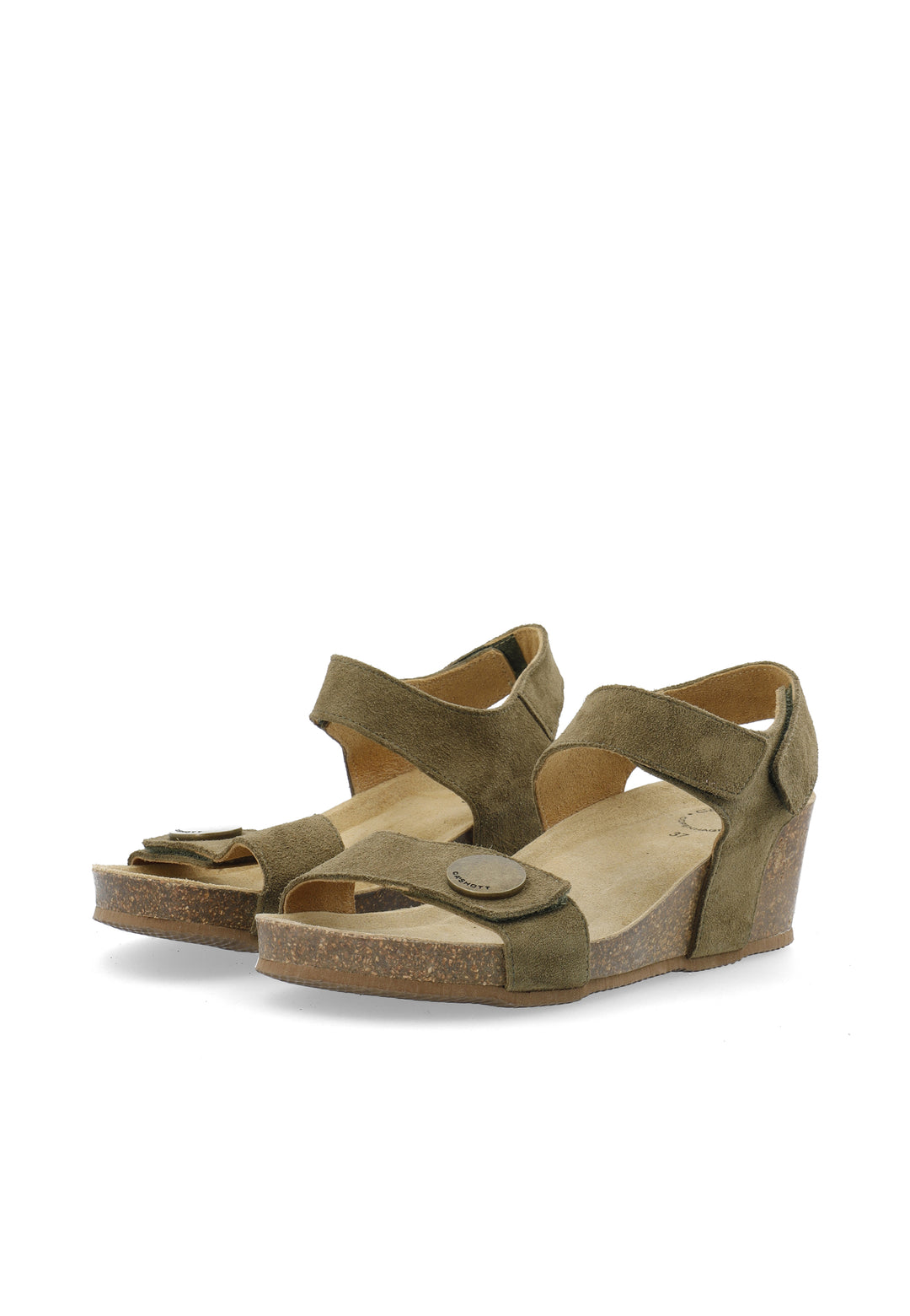 CASHOTT CASMETTE SANDAL Velcro Olive