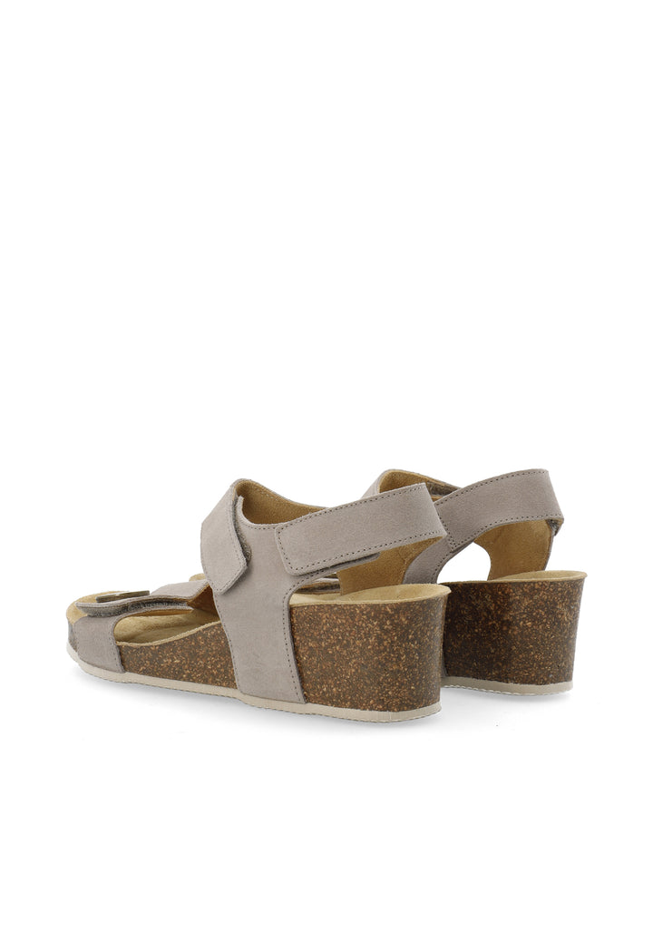 CASHOTT CASMETTE SANDAL Velcro Taupe