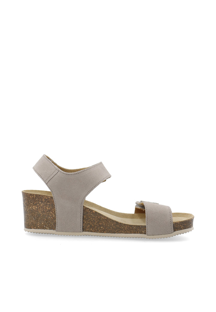 CASHOTT CASMETTE SANDAL Velcro Taupe