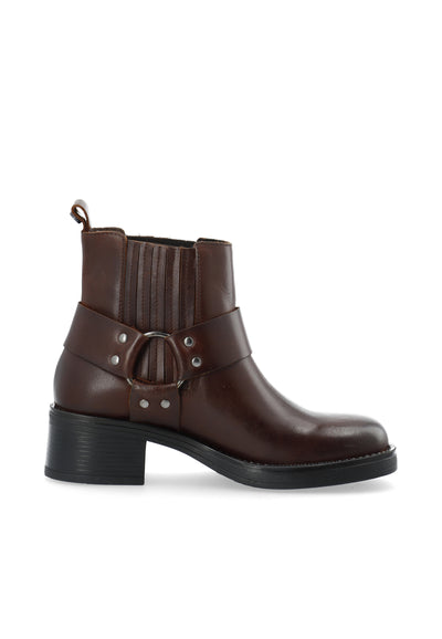 CASHOTT CASRIKKE CHELSEA BOOT Biker Coffee