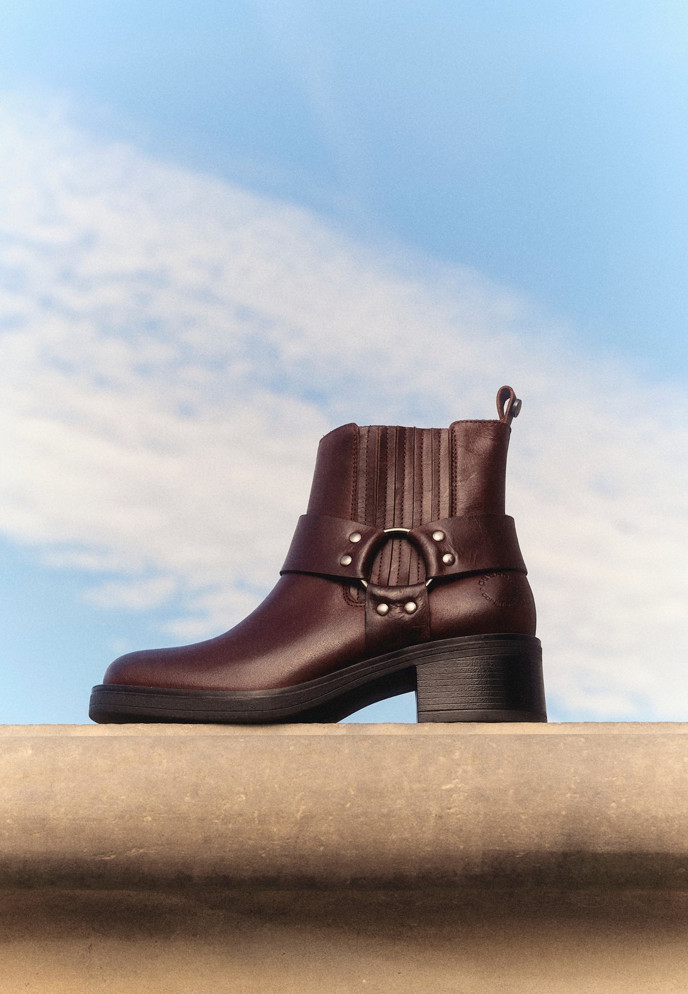 CASHOTT CASRIKKE CHELSEA BOOT Biker Coffee