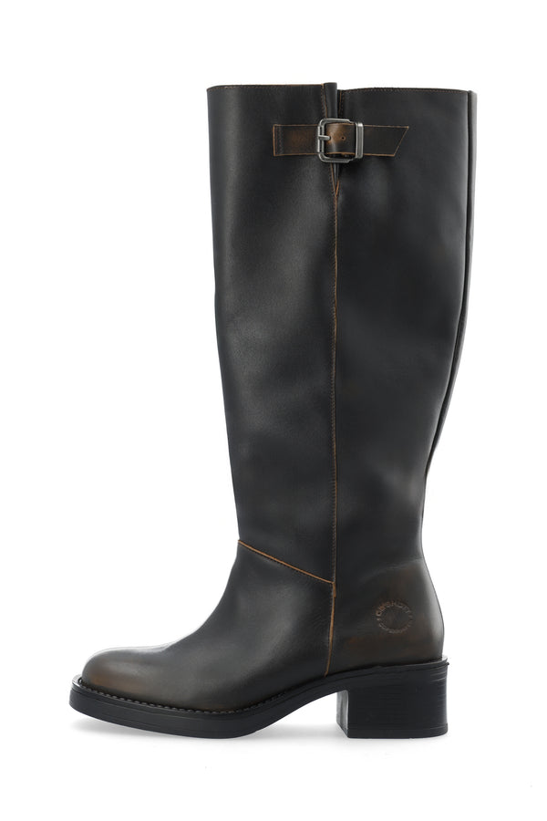 CASHOTT CASRIKKE WIDE PULL BOOT *Pull On Distressed Brown