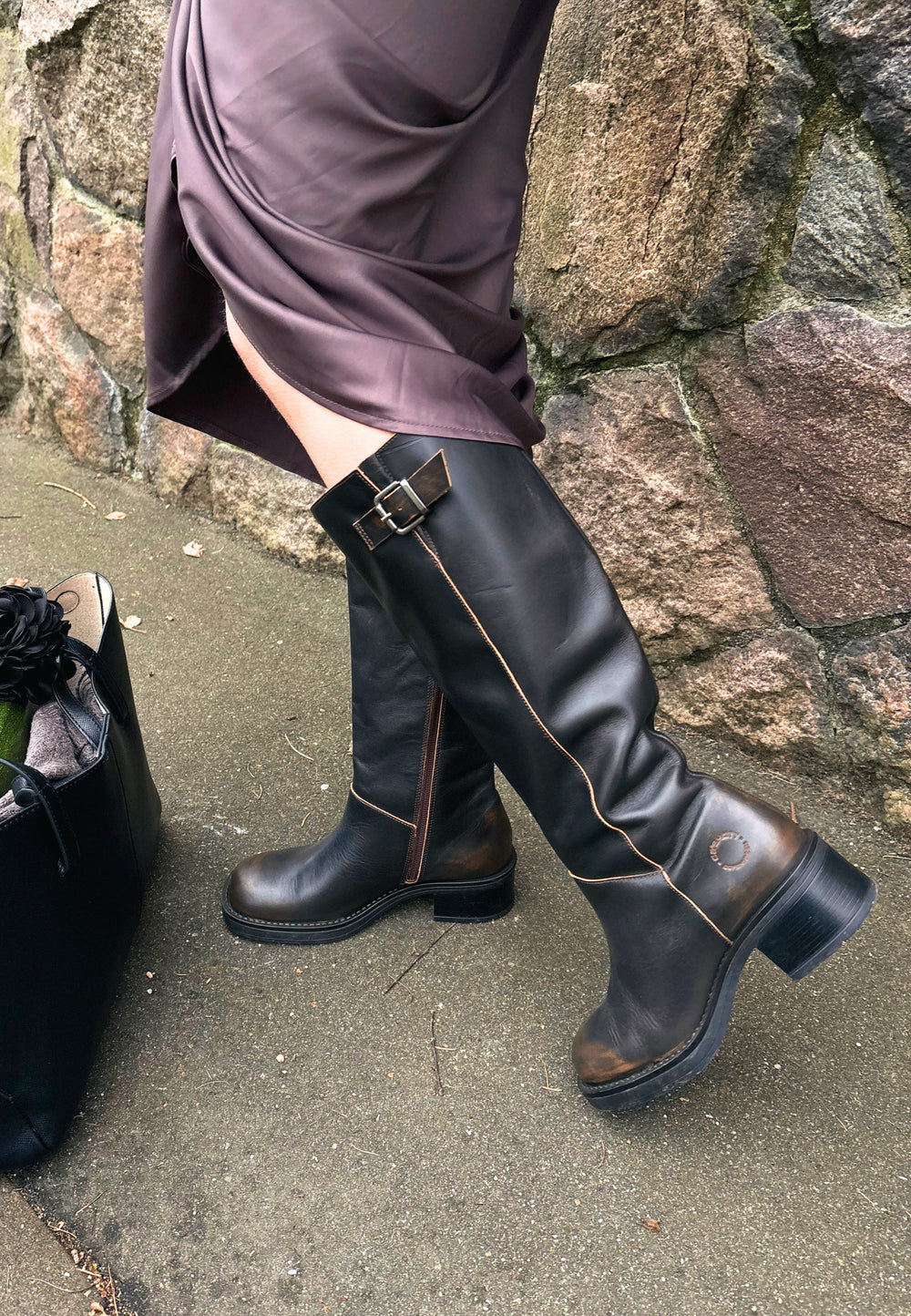 CASHOTT CASRIKKE WIDE PULL BOOT *Pull On Distressed Brown